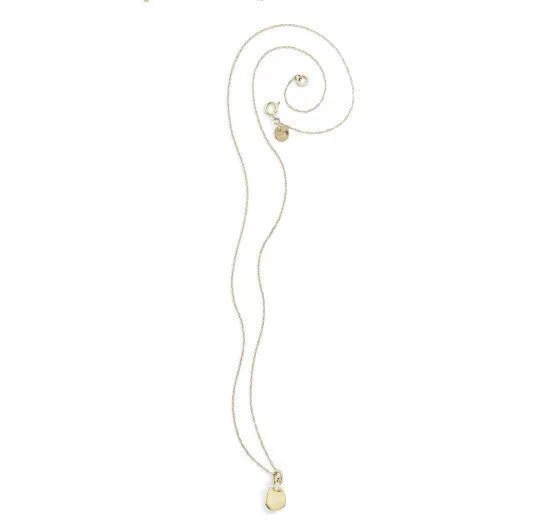 flat seed prong necklace