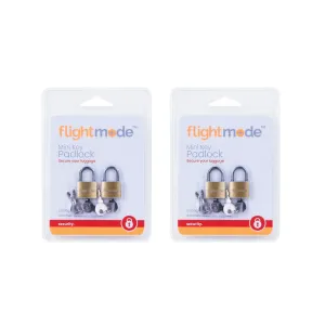 FlightMode Brass Key Travel Locks FM0017