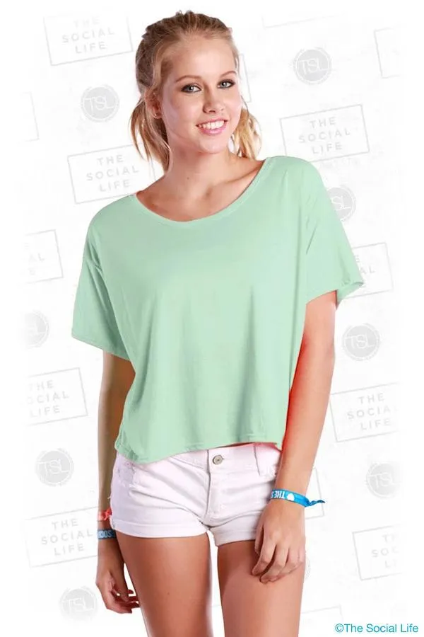 FLOWY BOXY TEE