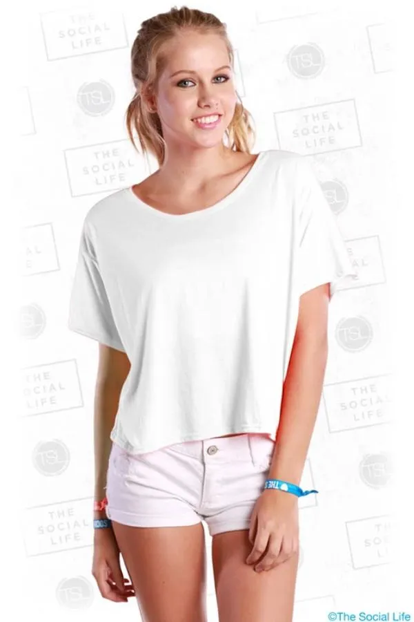 FLOWY BOXY TEE