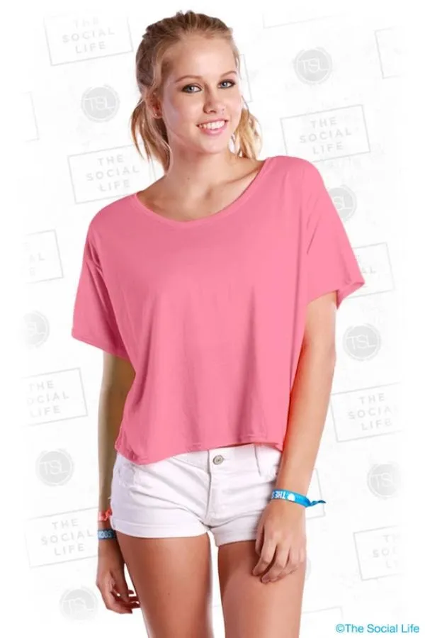 FLOWY BOXY TEE