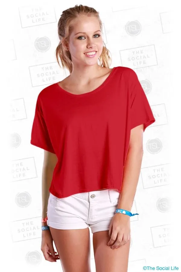 FLOWY BOXY TEE