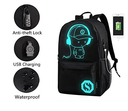 FLYMEI Anime Cartoon Backpack
