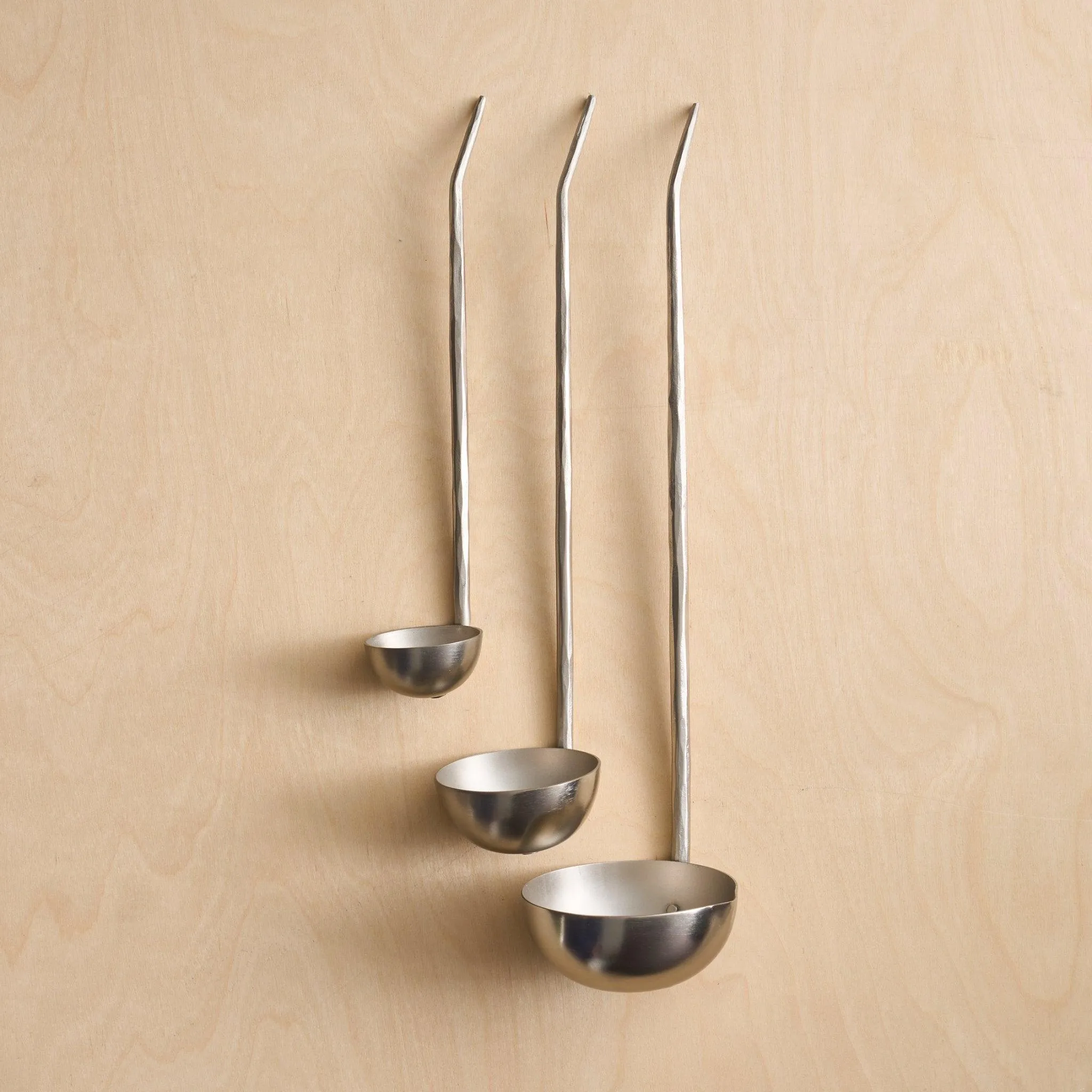 Forge Pewter Ladles Assorted - Set of 3