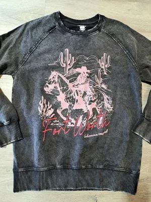 Fort Worth Vintage Bleached Sweatshirt - WS