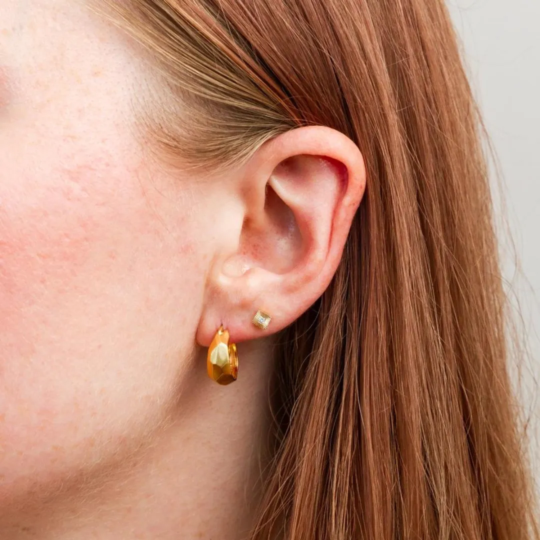 Fragment Vermeil Hoops