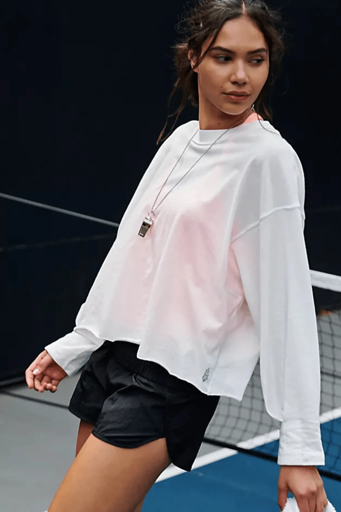 Free People: Inspire Layer Tee in White