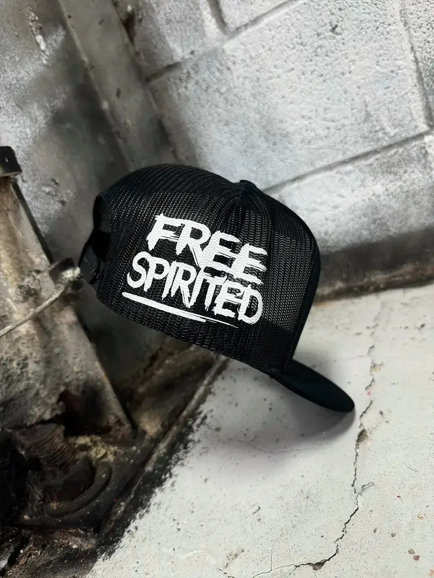 FREE SPIRITED SIDE STYLE BLACK HAT