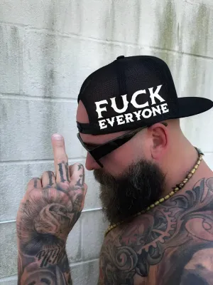 FUCK EVERYONE SIDE STYLE  BLACK HAT