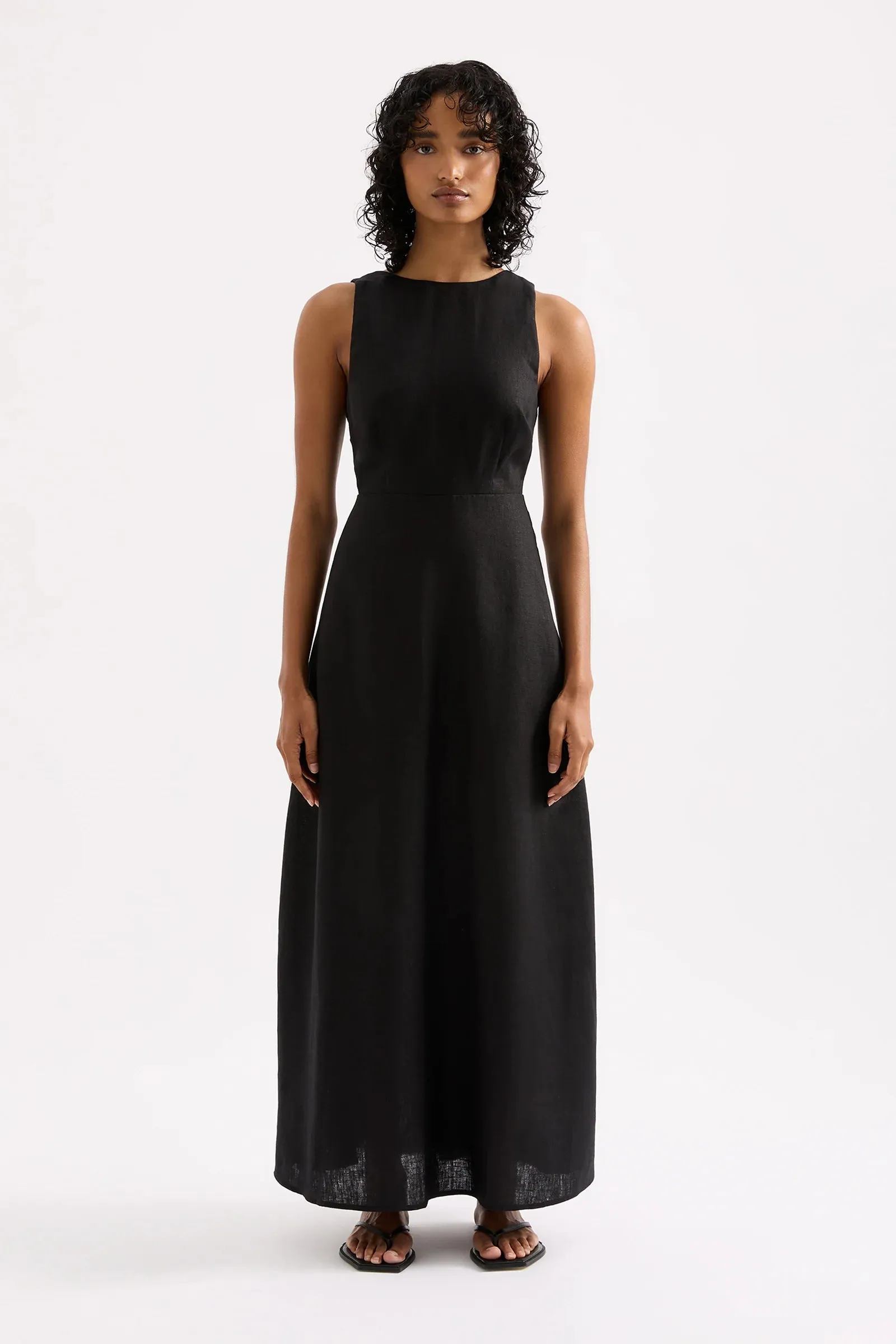 GAEL LINEN MAXI DRESS