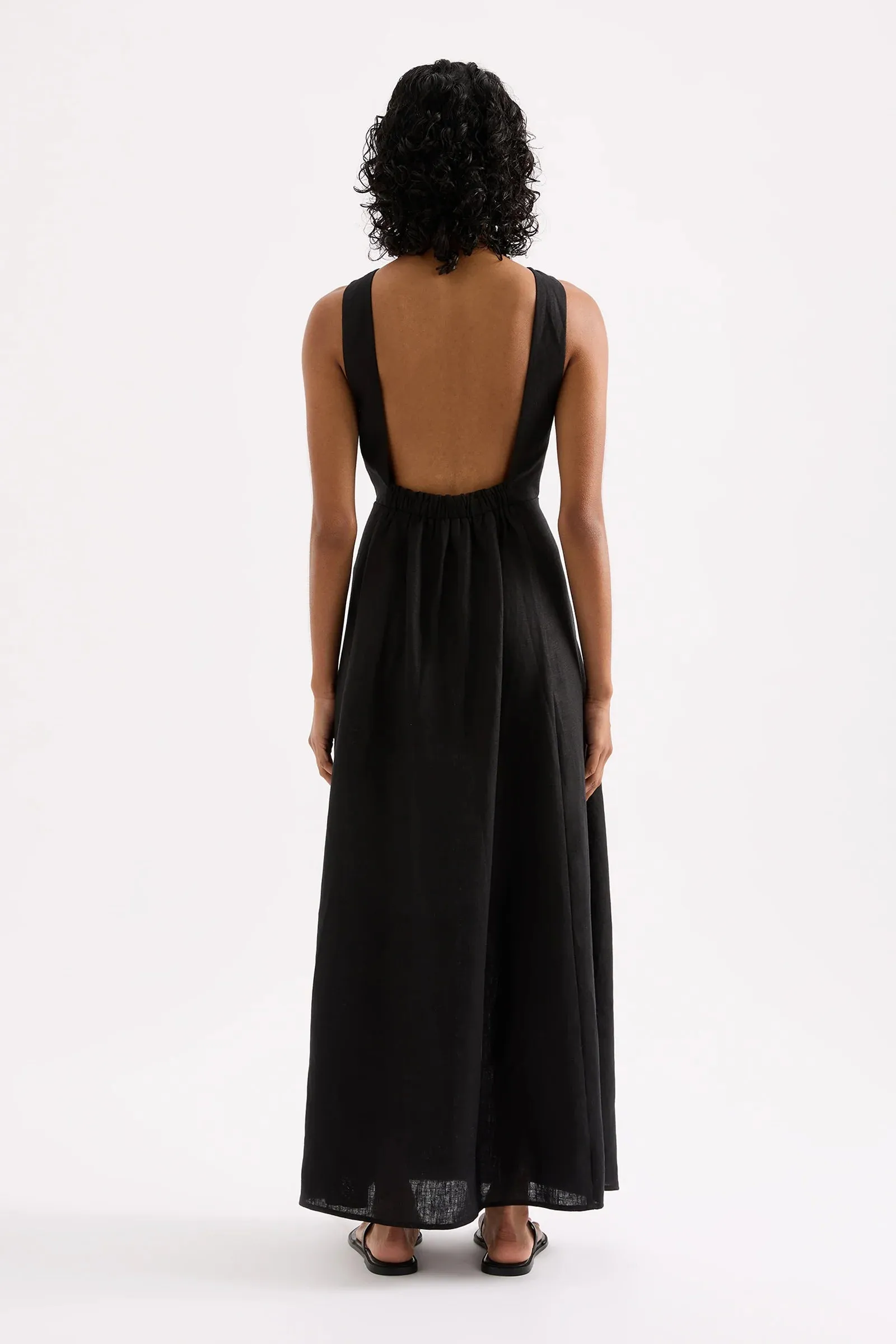 GAEL LINEN MAXI DRESS