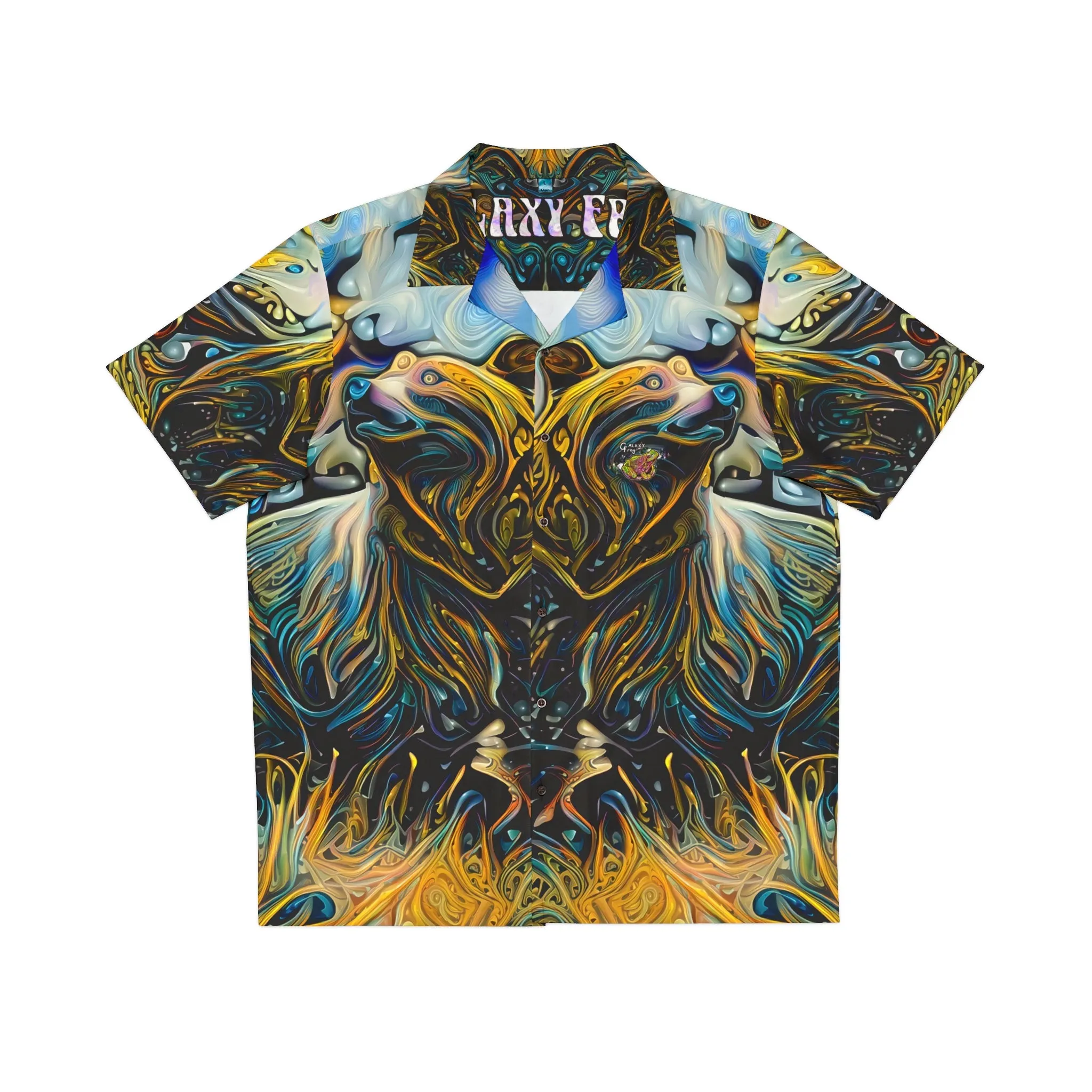 Galaxy Bear Hawaiian Shirt (Mens)
