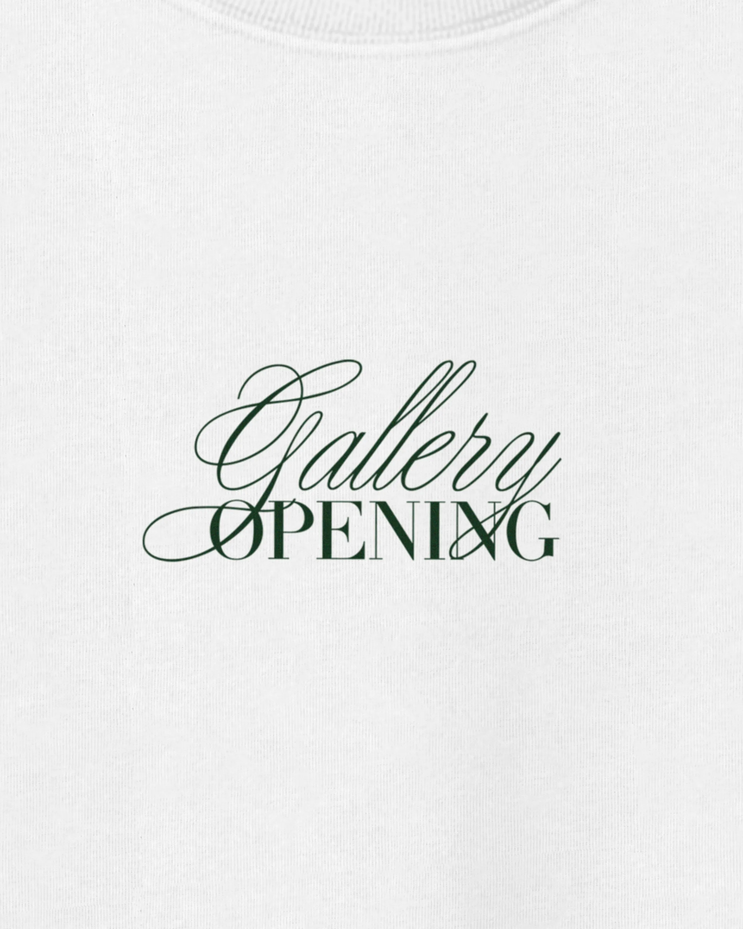 Gallery Opening Heavyweight Long Sleeve Tee