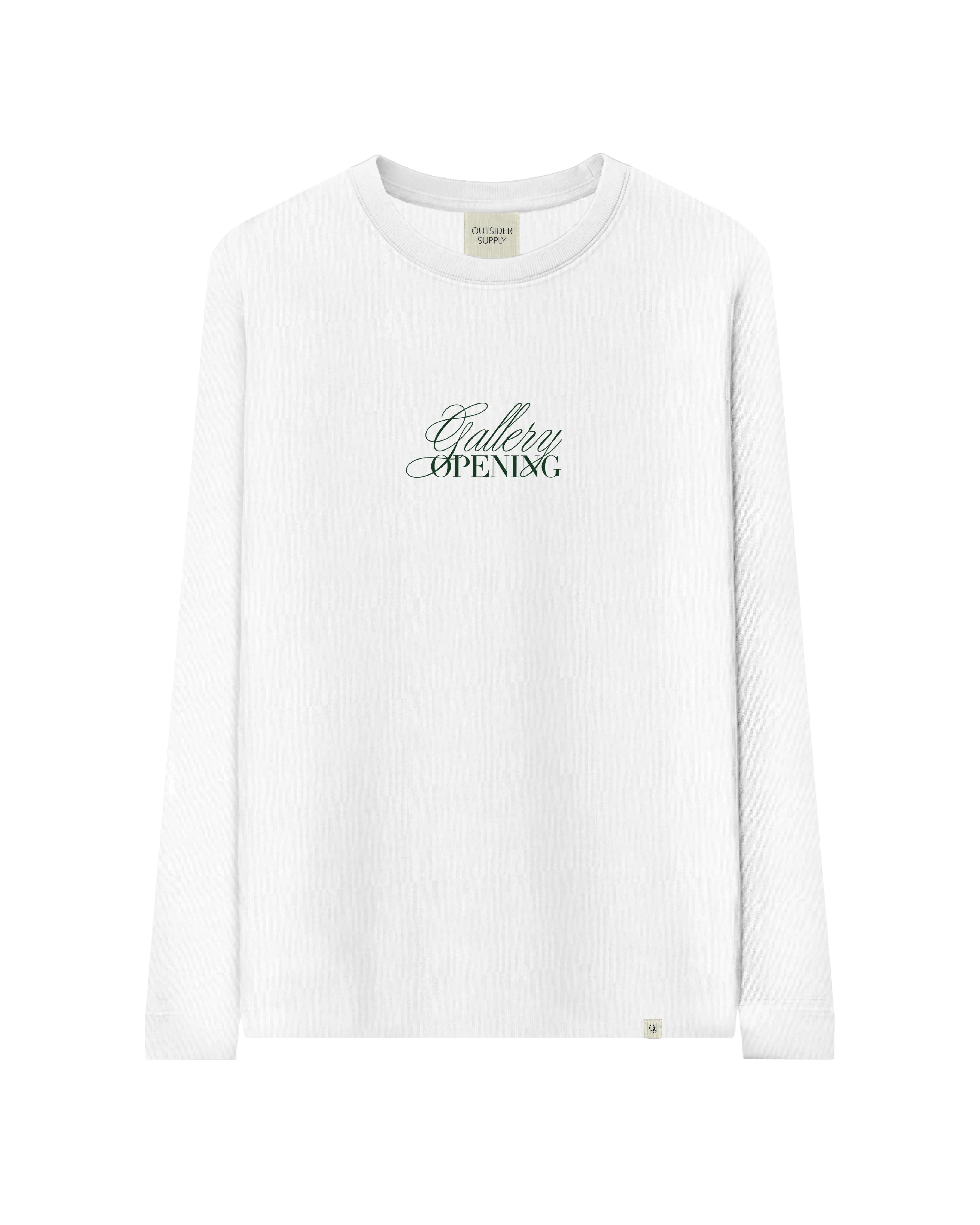 Gallery Opening Heavyweight Long Sleeve Tee