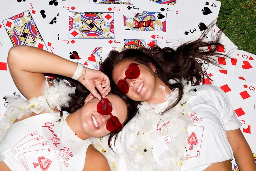 Gamma Phi Beta Hit the Jackpot Bid Day Tee