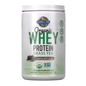 Garden of Life - Organic Whey Protein Chocolate 13.96oz (396g / 12 servings) Powder - $2.63/serving*