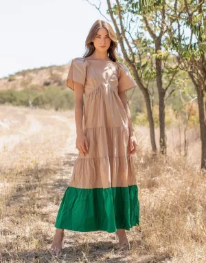 Gemini Color Block Maxi