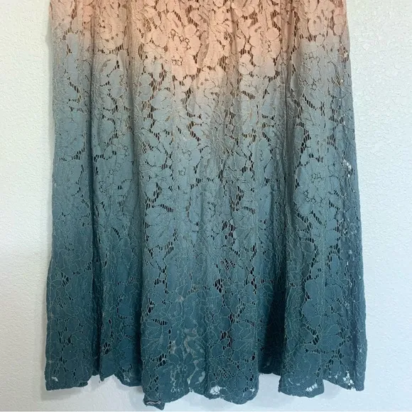 Gimmicks by BKE Lace Ombré Maxi Skirt Rare