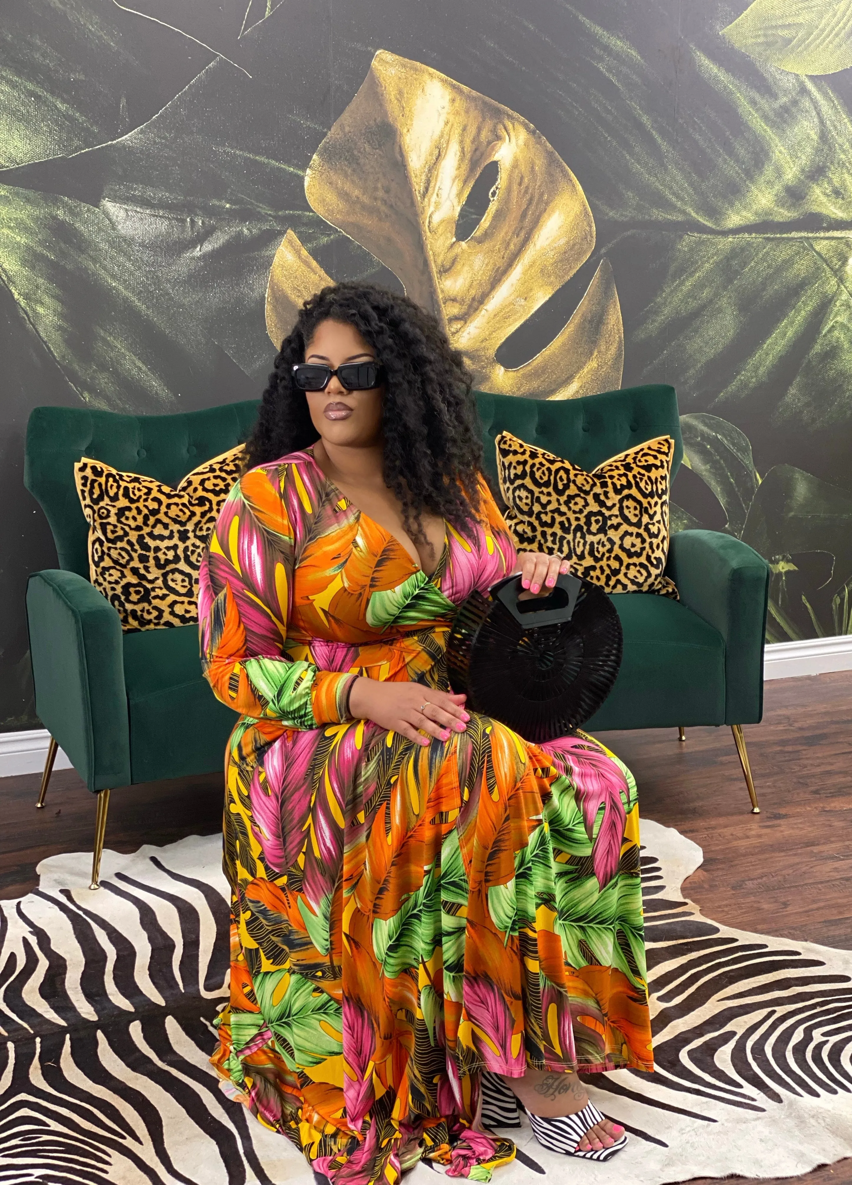 Giving beach maxi dress