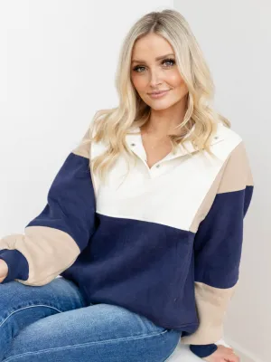 Glo Colorblock Pullover