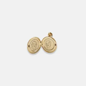 Gold Filled The Petite Silhouette Locket Necklace