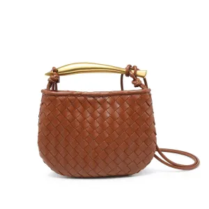 Gold Handle Dumpling Bag