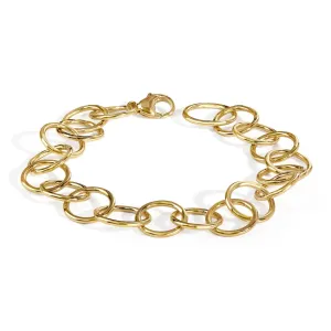 Gold Handmade Link Bracelet
