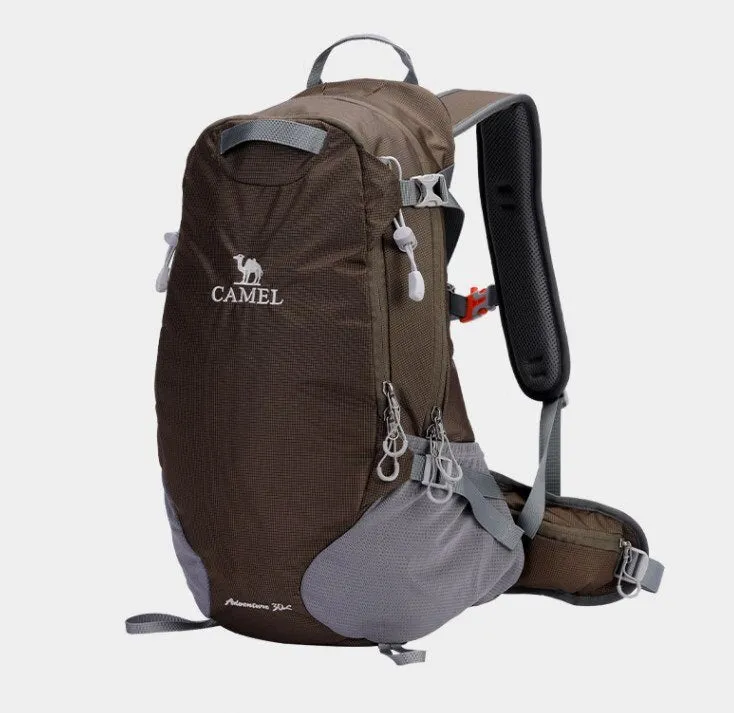 Gold Hiking Backpack for Men Lightweight Sports Bag for Running Traveling Cycling