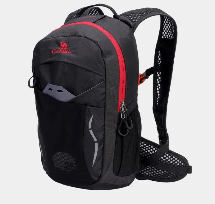 Gold Hiking Backpack for Men Lightweight Sports Bag for Running Traveling Cycling
