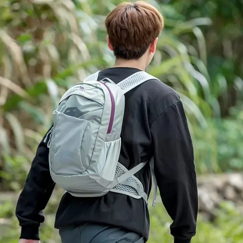 Gold Hiking Backpack for Men Lightweight Sports Bag for Running Traveling Cycling