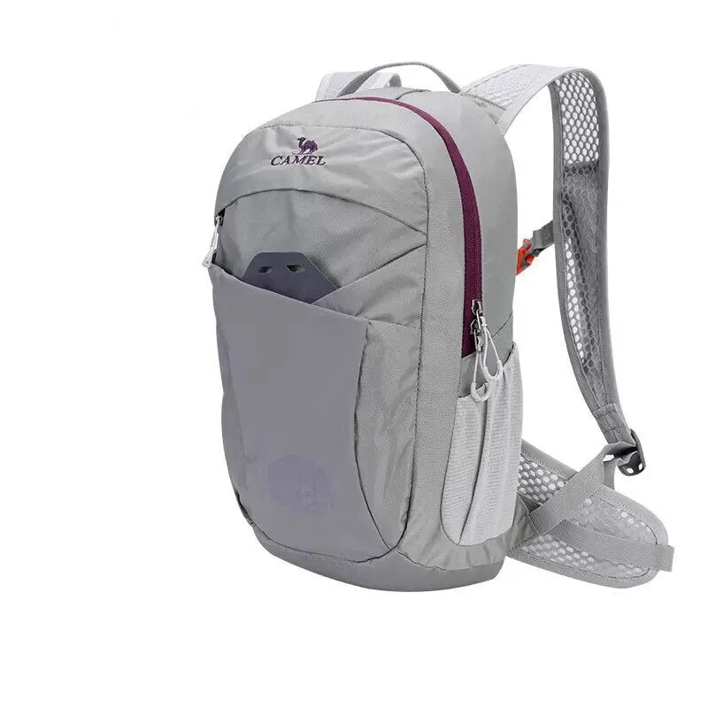 Gold Hiking Backpack for Men Lightweight Sports Bag for Running Traveling Cycling
