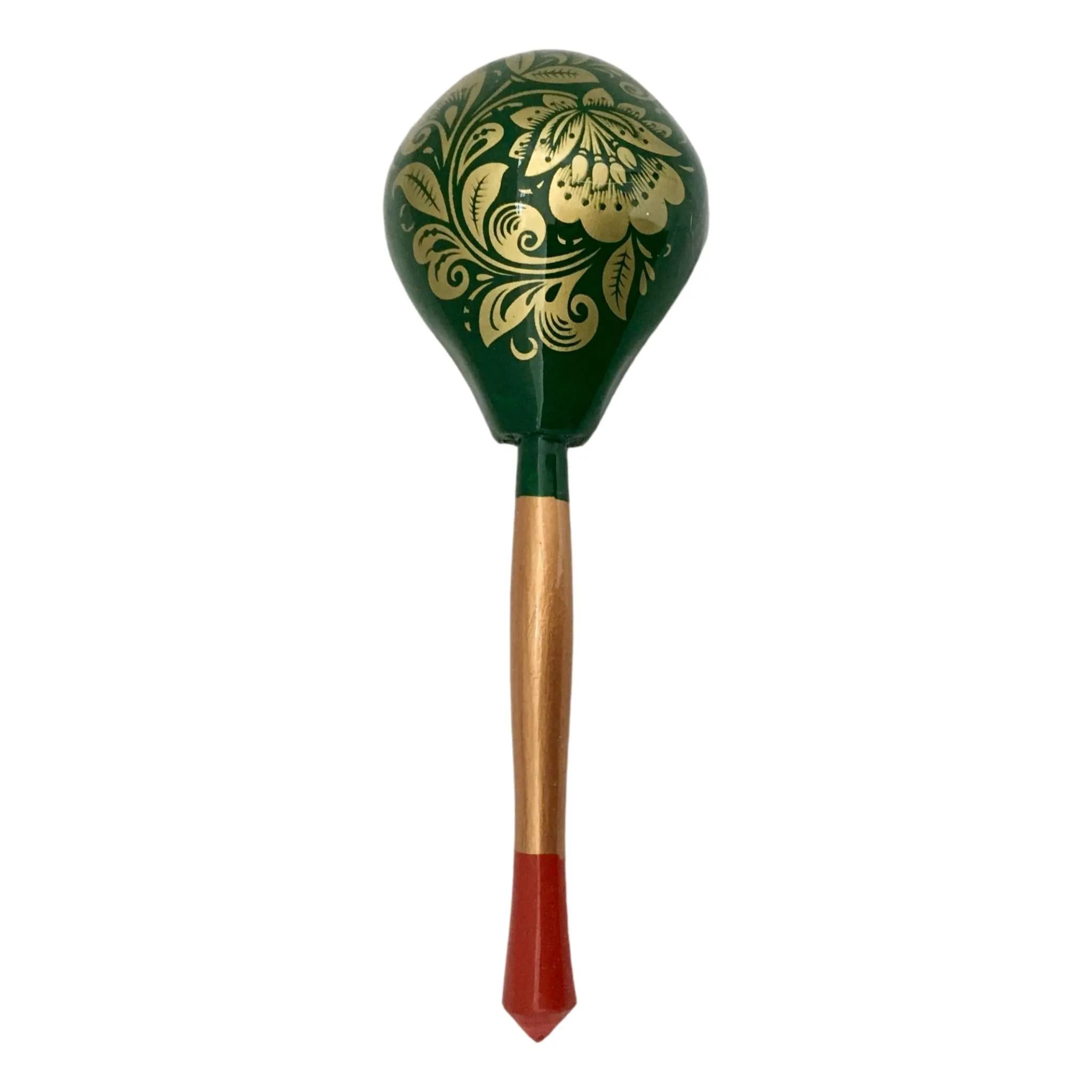 Green Gold Hand Crafted Russian Spoon