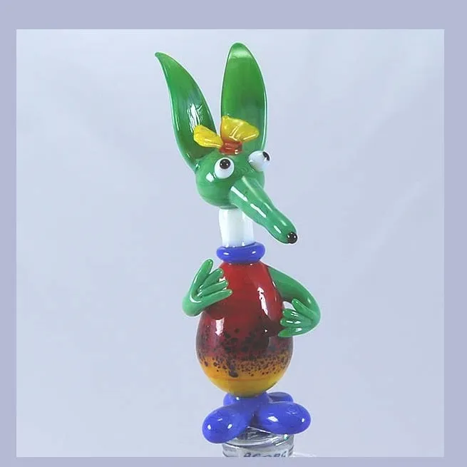 Green Willy Hand Crafted Bottle Stopper