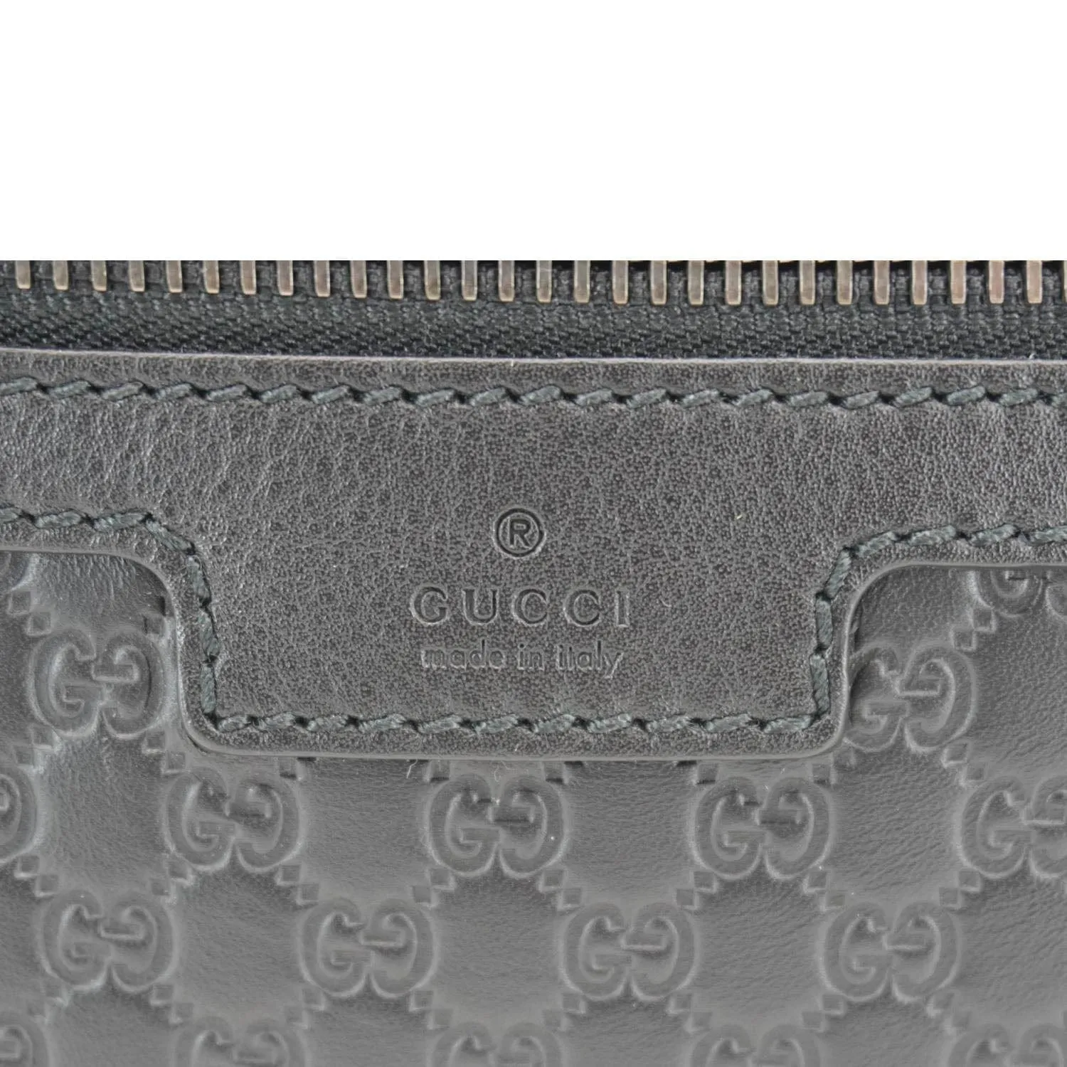 GUCCI GG Microguccissima Leather Toiletry Case Black 419775