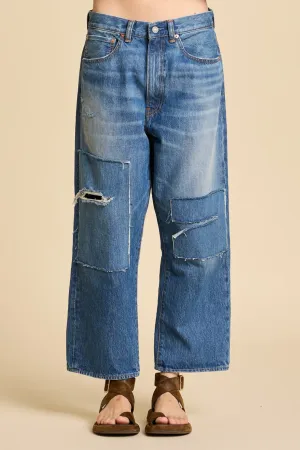 Haisley Slouch Boyfriend Jean | Apsley Blue
