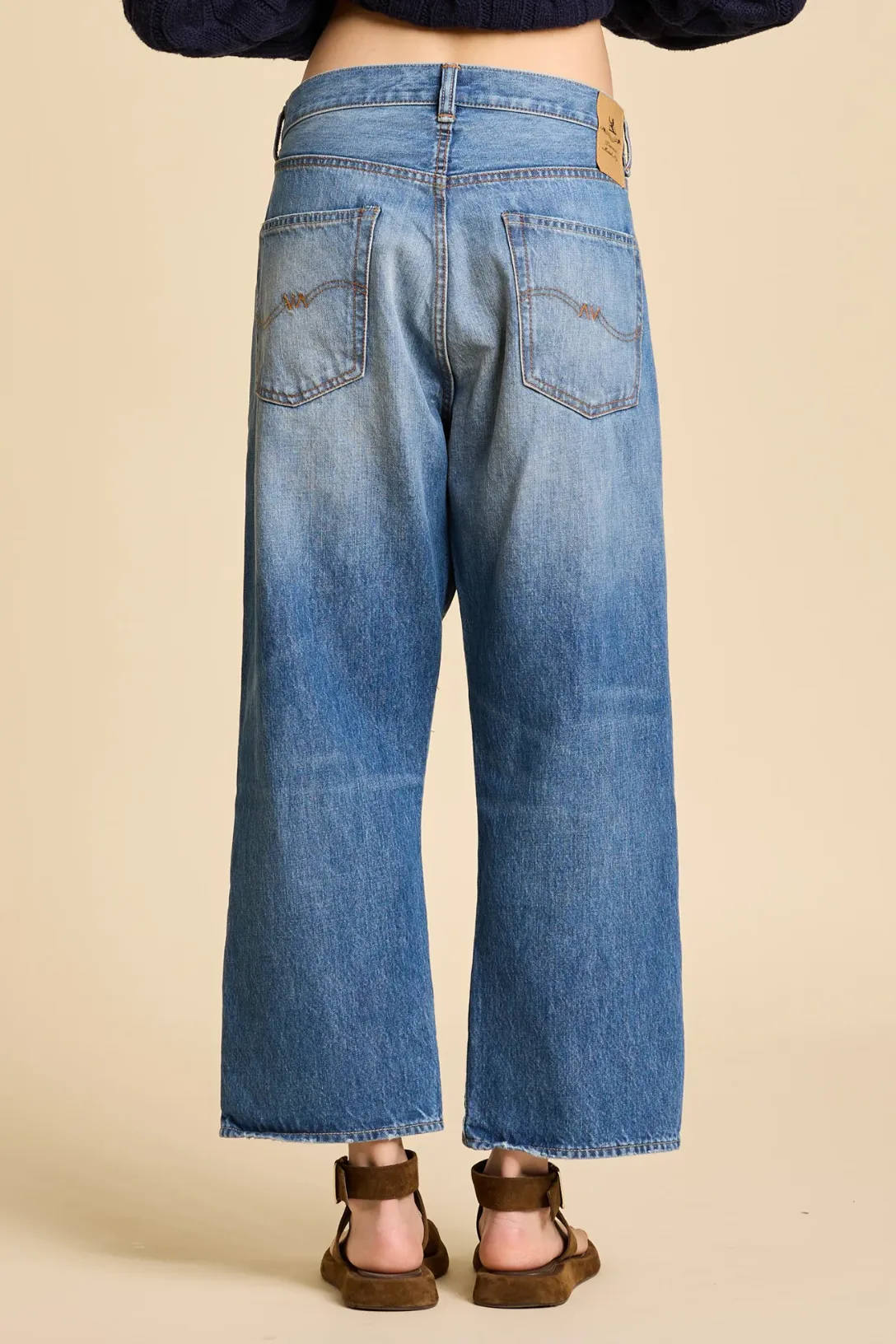 Haisley Slouch Boyfriend Jean | Apsley Blue