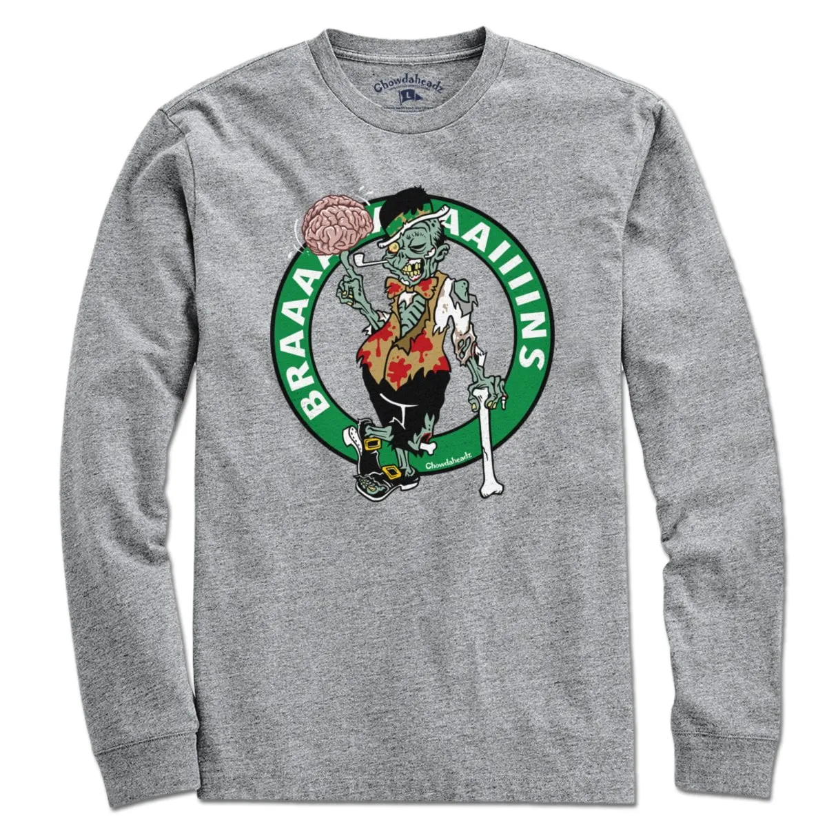 Halloween Zombie Circle Logo T-Shirt