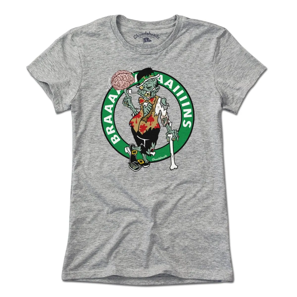 Halloween Zombie Circle Logo T-Shirt