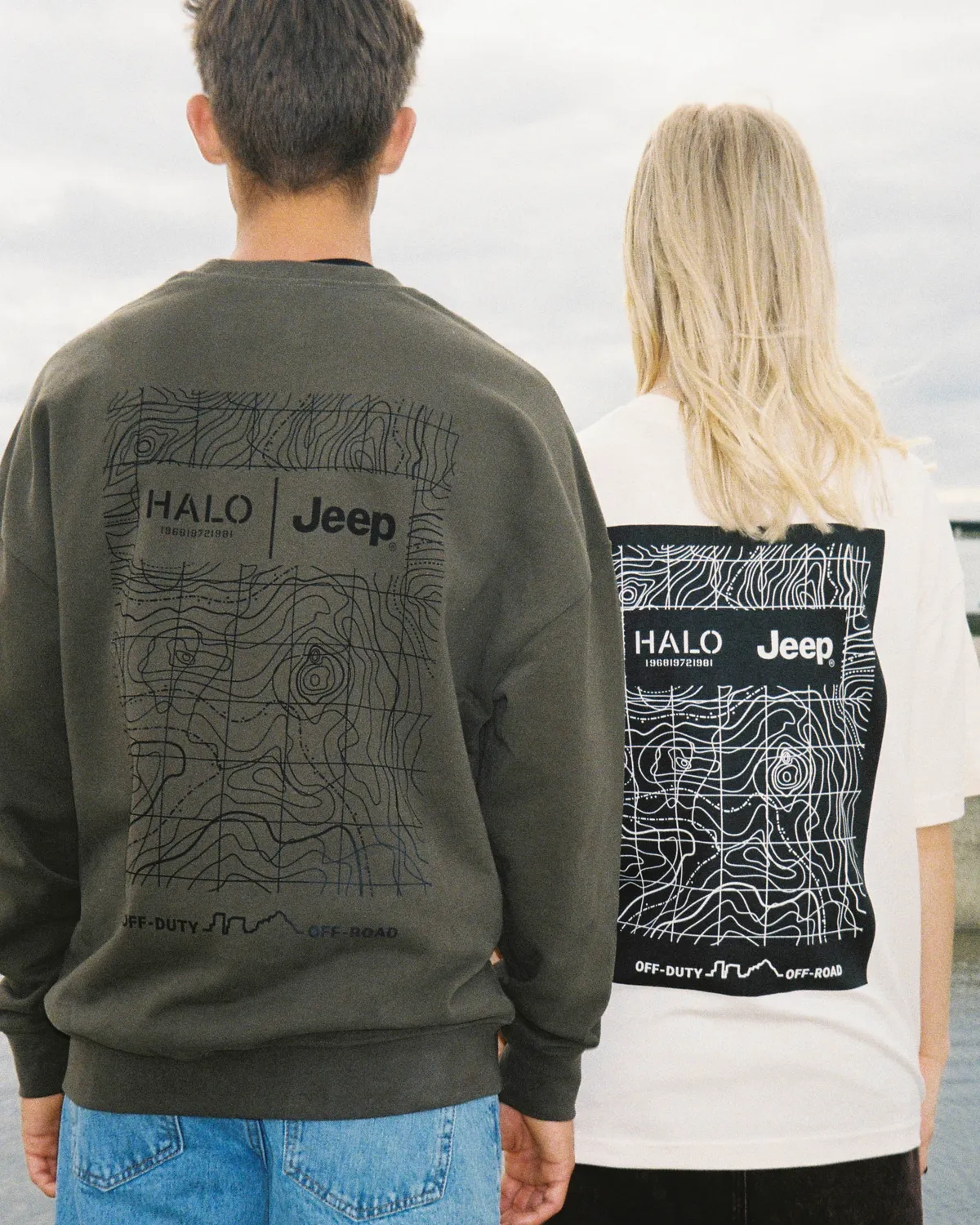 HALO Jeep Boxy Graphic Crew - Forest Night