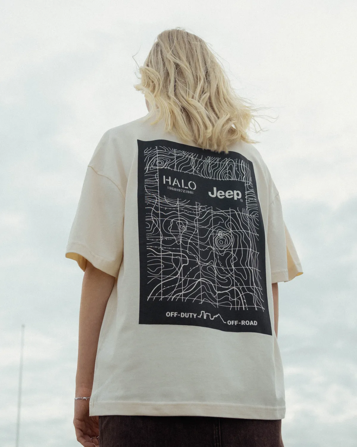 HALO Jeep Boxy T-Shirt - Turtledove