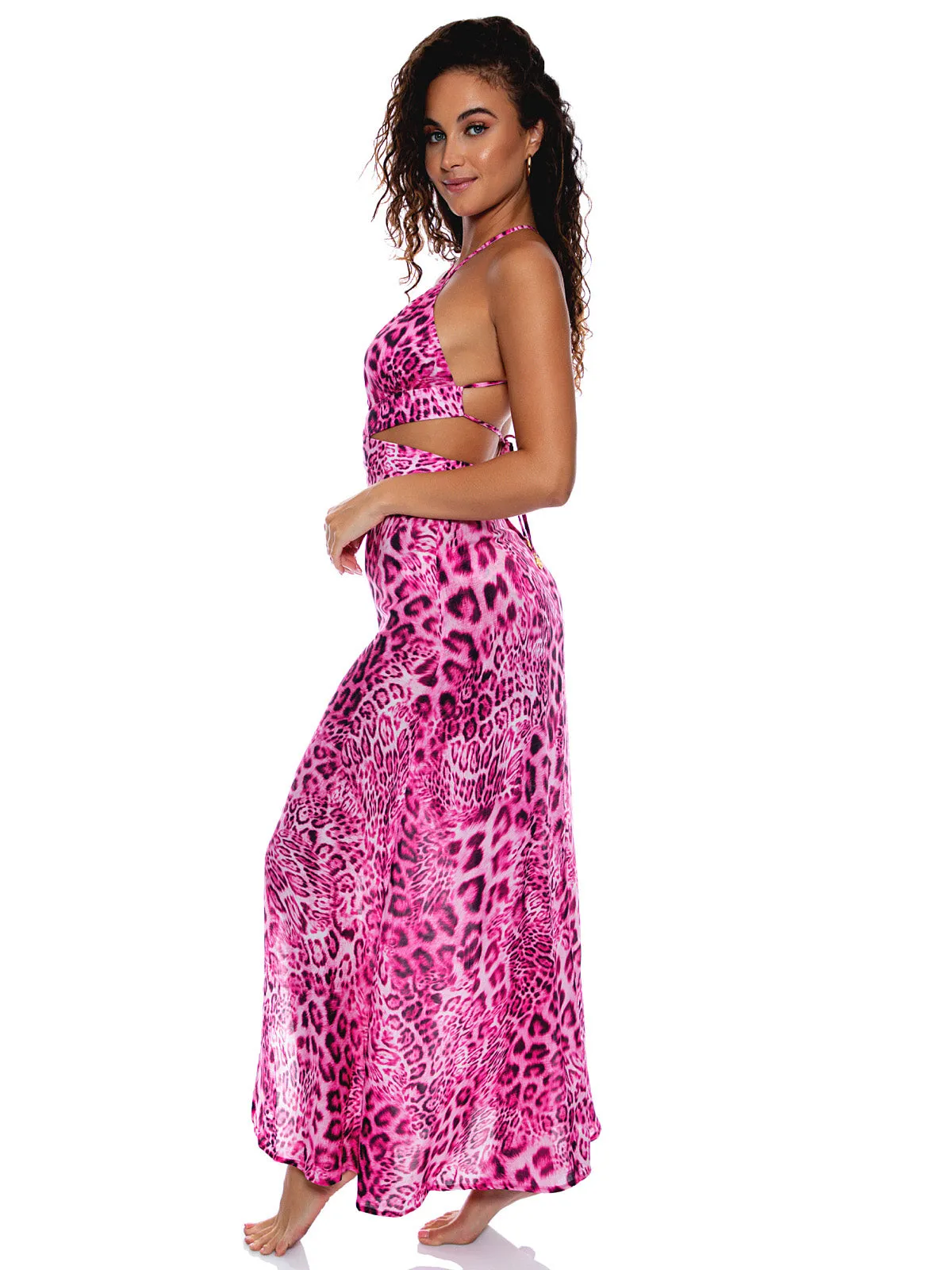 Halter Cut Out Dress