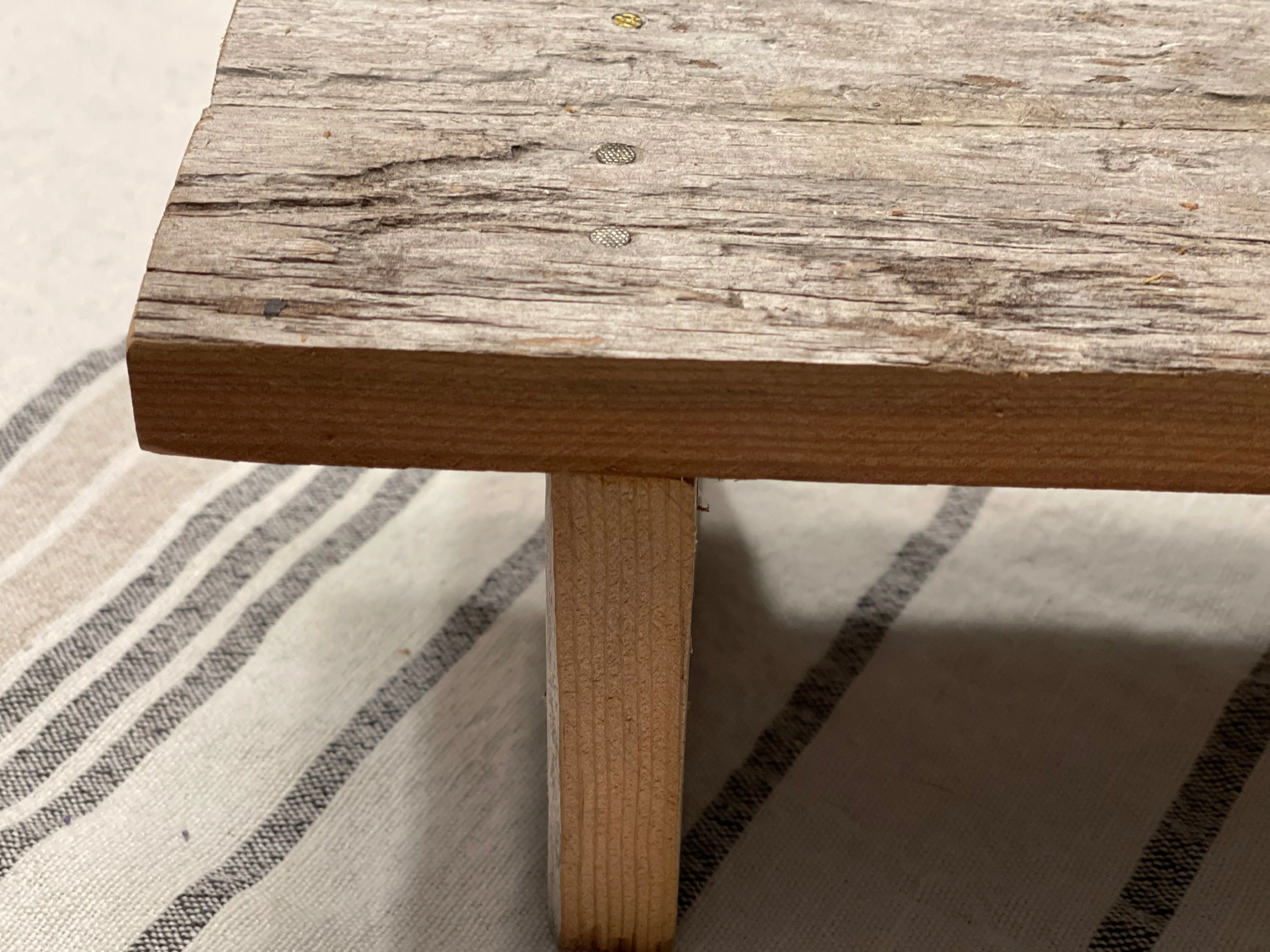 Hand Crafted Barn Wood Riser (#3)