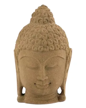 Hand Crafted Fine Buddha Head - Decorative Stone Carving