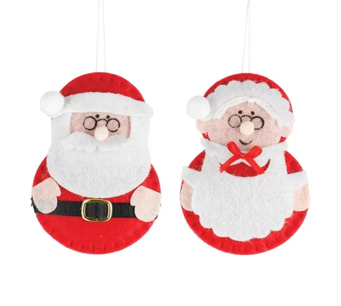Hand Crafted Mr. OR Mrs. Claus Ornament