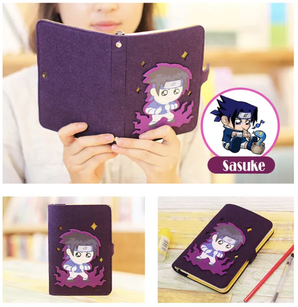 Hand Crafted Naruto Soft Cover Notebooks