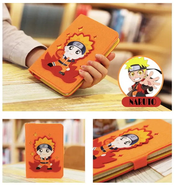 Hand Crafted Naruto Soft Cover Notebooks
