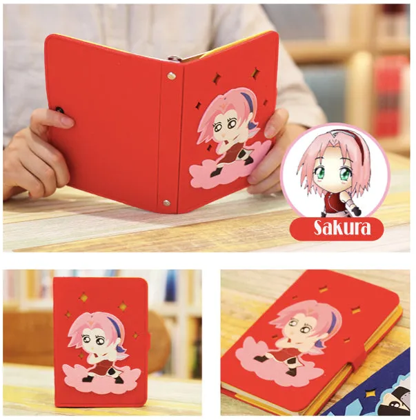 Hand Crafted Naruto Soft Cover Notebooks