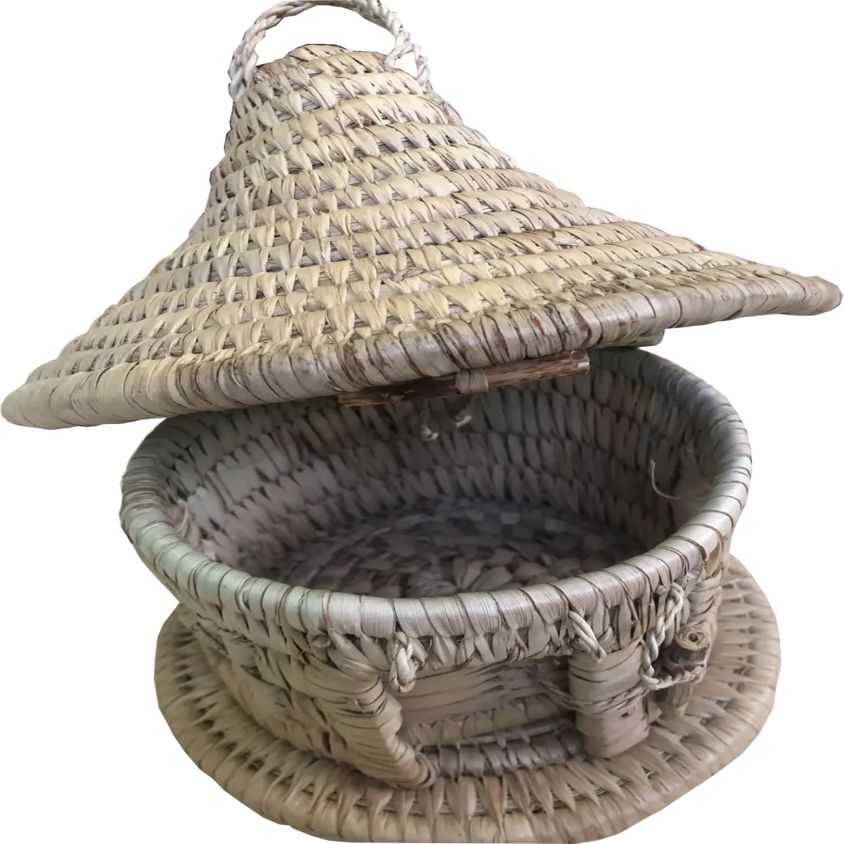 Hand Crafted Palm Leaf Model Hut - Rustic Charm Beautiful Detail