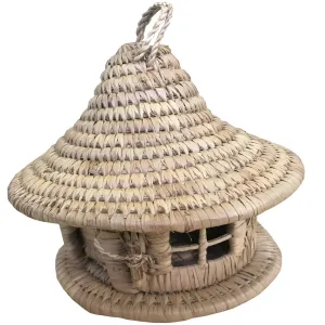 Hand Crafted Palm Leaf Model Hut - Rustic Charm Beautiful Detail