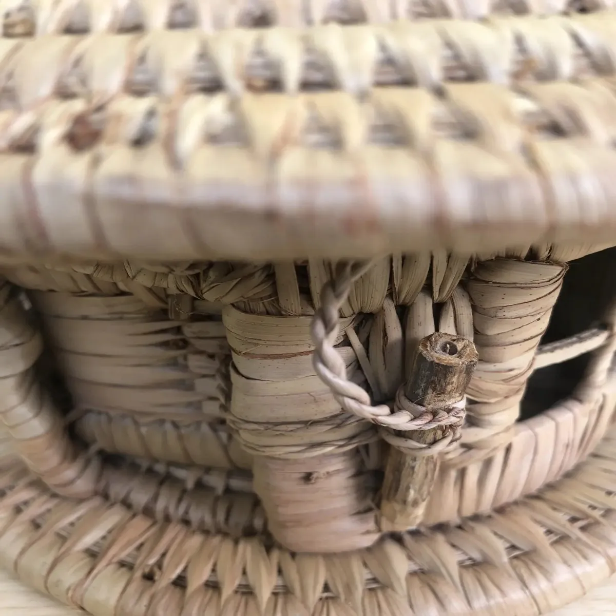 Hand Crafted Palm Leaf Model Hut - Rustic Charm Beautiful Detail